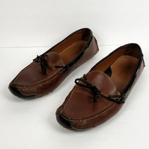 Cole Haan Papaya Brown Grant Canoe Camp Moccasin Driving Loafer 11.5
